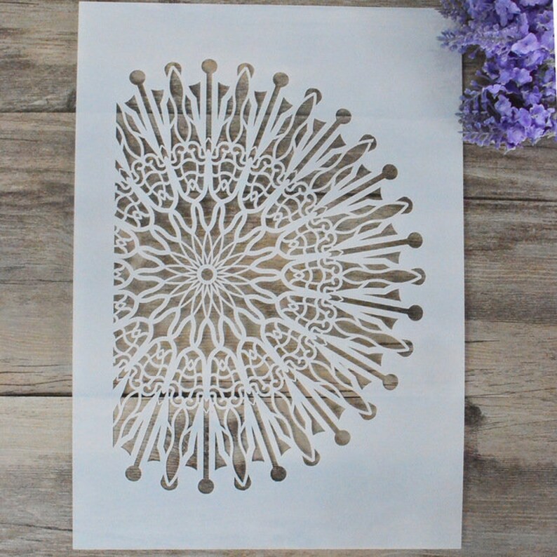Stencil - Craft Stencil - Mandala Painting Stencil - Pattern MANDALA ...