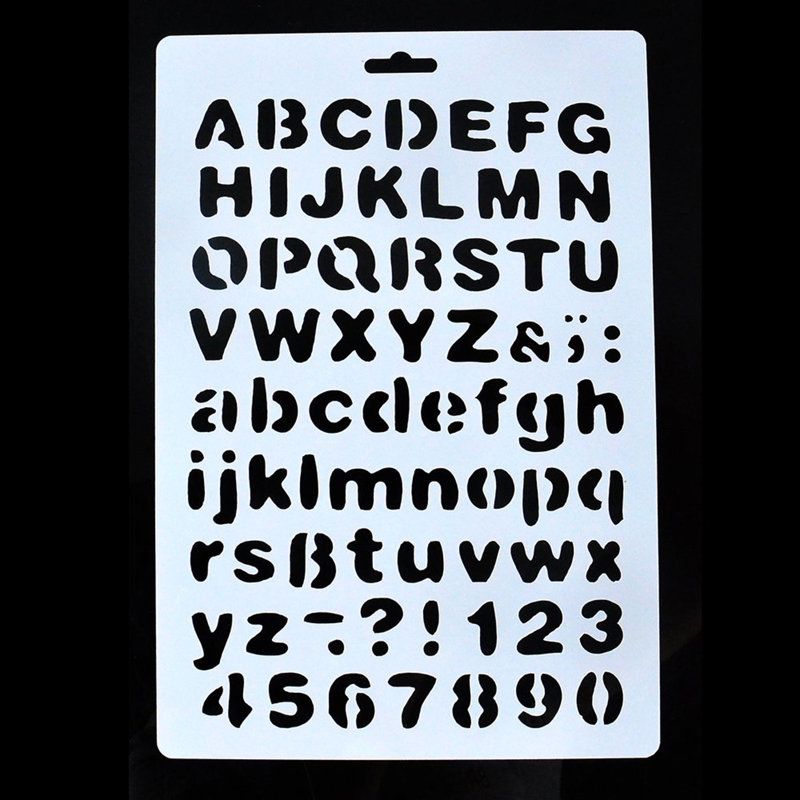 Planner Stencil Bullet Journal Stencil Capital Letter Etsy