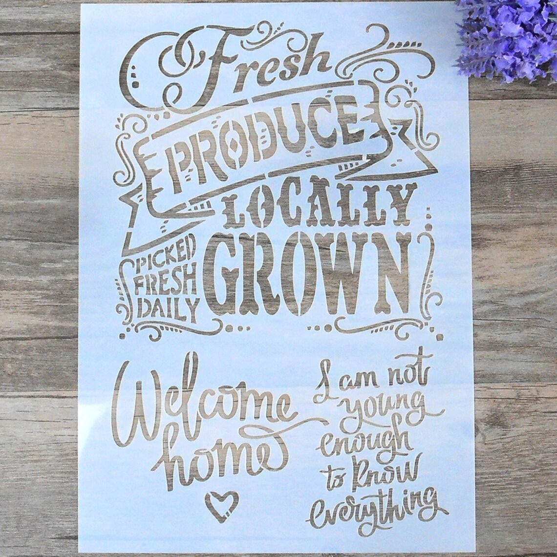Welcome Template Stencils for Walls Painting Welcome - Etsy