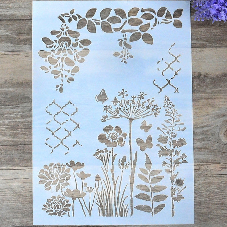 Stencil Scrapbooking Stencil Wall Stencil Painting Etsy stencil-scrapbooking-stencil-wall-stencil-painting-etsy