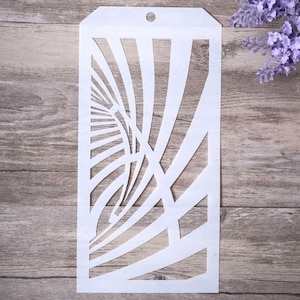 Line background Stencil For Walls Painting, for Stamp Album, Scrapbooking Stamping (31710-v2)