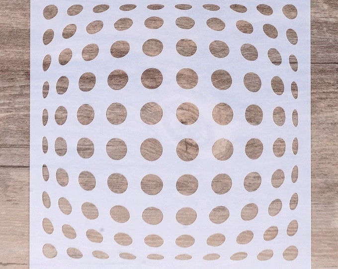 Polka Dot Background Stencil Stencil Decore Stencil DIY - Etsy
