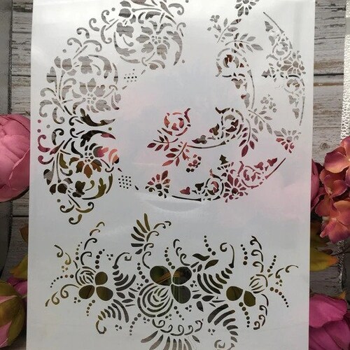 Stencil Scrapbooking Stencil Wall Stencil Painting | Etsy