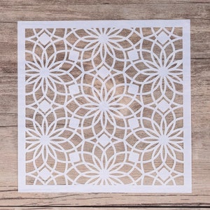 Layering Flower Stencils For Walls Painting, Wall stencil, Painting stencil, Scrapbooking Stamping, DIY Decor Stencil (44010-A)