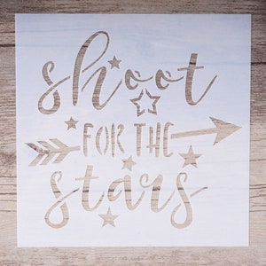 Plantillas Shot for the stars - plantilla de flecha - DIY Scrapbooking - plantilla de pared - Plantilla Decore (48710)