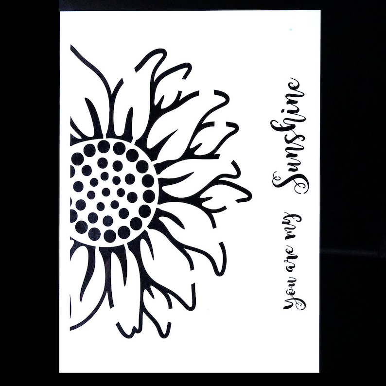 Free Printable Sunflower Stencils Printable Coloring Pages