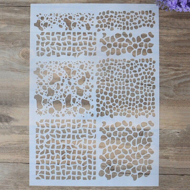 Stencil Painting Stencil Scrapbooking Stencil Craft Etsy