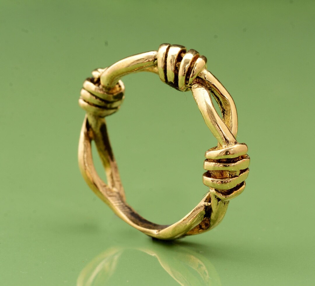 18k Gold Knot Ring,love Knot Ring, Promise Ring,gold Filled Ring