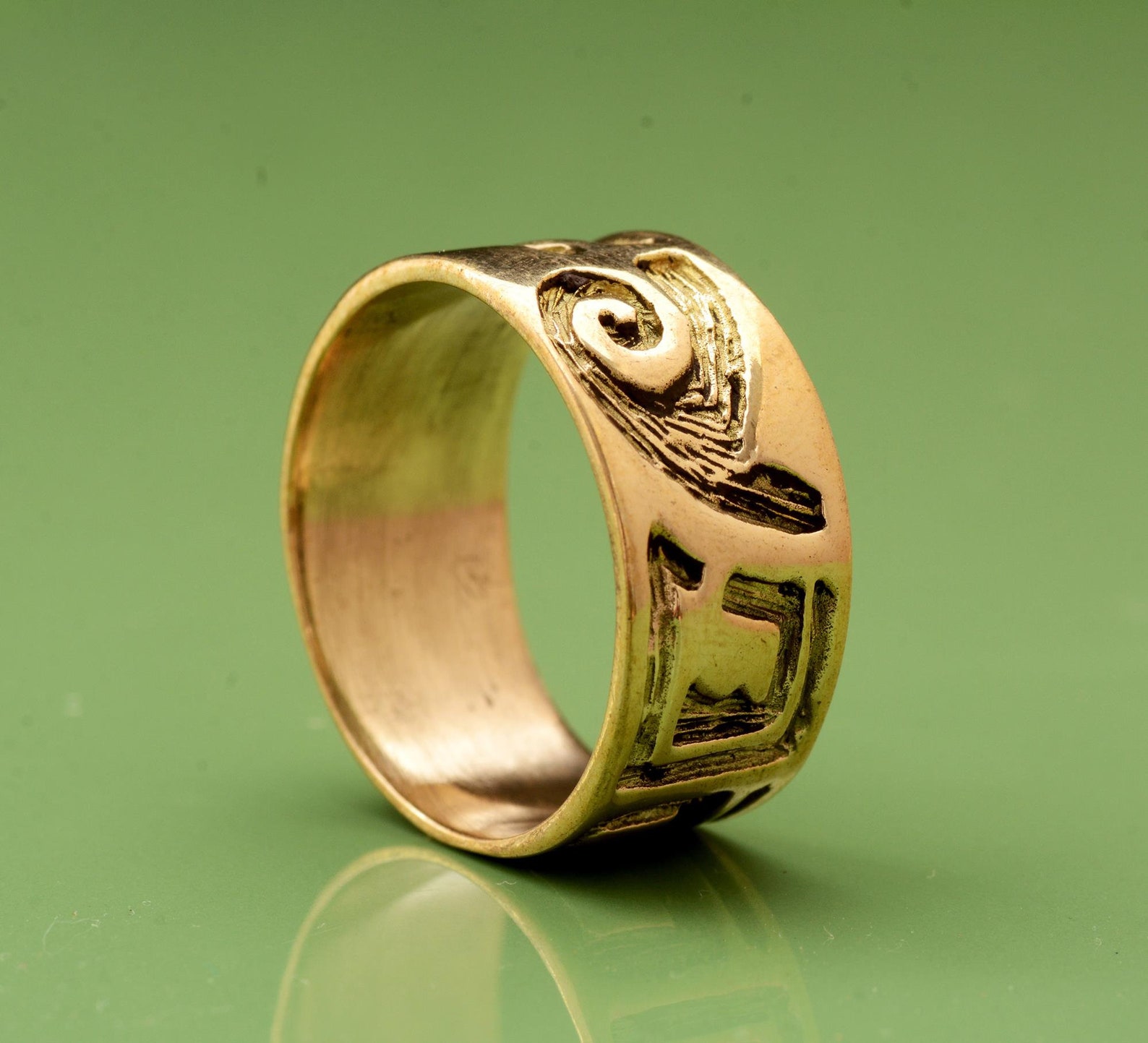 HerrenRing Designer Daumen Ring einzigartige Ring Etsy