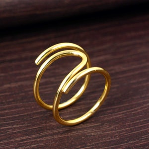 Arthritis Ring, Splint Knuckle Ring, Thumb Ring, Sterling Silver Ring for Women, Simple Midi Ring, Statement Ring