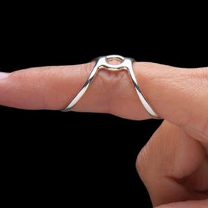 Adjustable Thumb Ring Splint | Minimalist finger splint for EDS/Arthritis | Joint stabilization for hypermobility | Swan Deformity