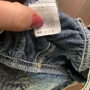 Vintage 3/6m. Macacão Osh Kosh lavado com ácido; Osh Kosh B’Gosh imagem 3