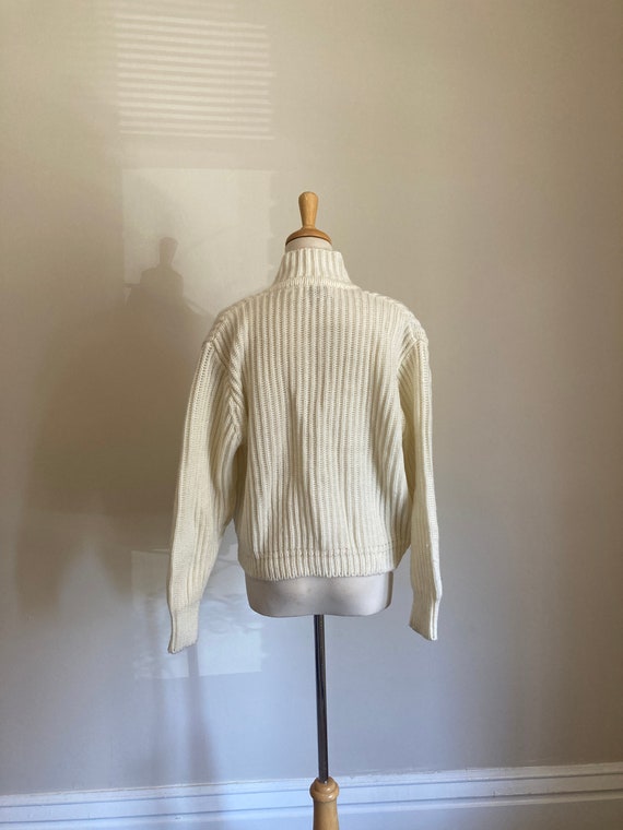 Vintage Cream Sweater; Vintage  Cardigan; Sterlin… - image 5