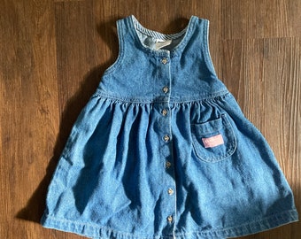 Vestido jeans vintage 3T Osh Kosh B'Gosh