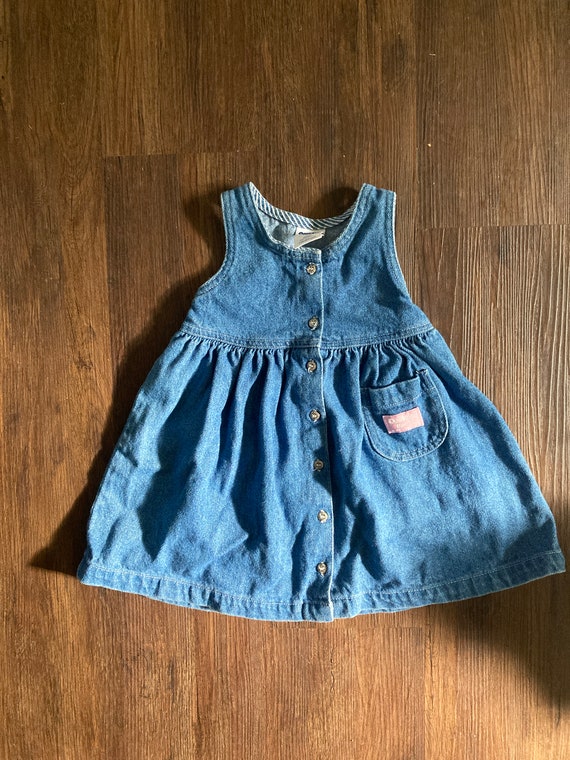 Vintage 3T Osh Kosh B'Gosh Denim Dress
