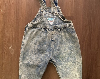 vintage oshkosh アシッド　オーバーオール Acid Wash Oshkosh - Etsy
