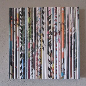Recycled Fashion Magazine Art - C&#39;est La Vie