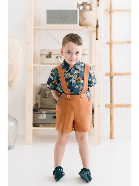 Boys designer short sleeve shirt clearance