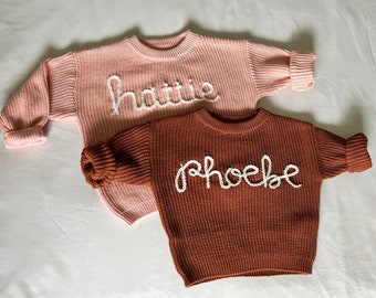 Hand-Embroidered Sweater