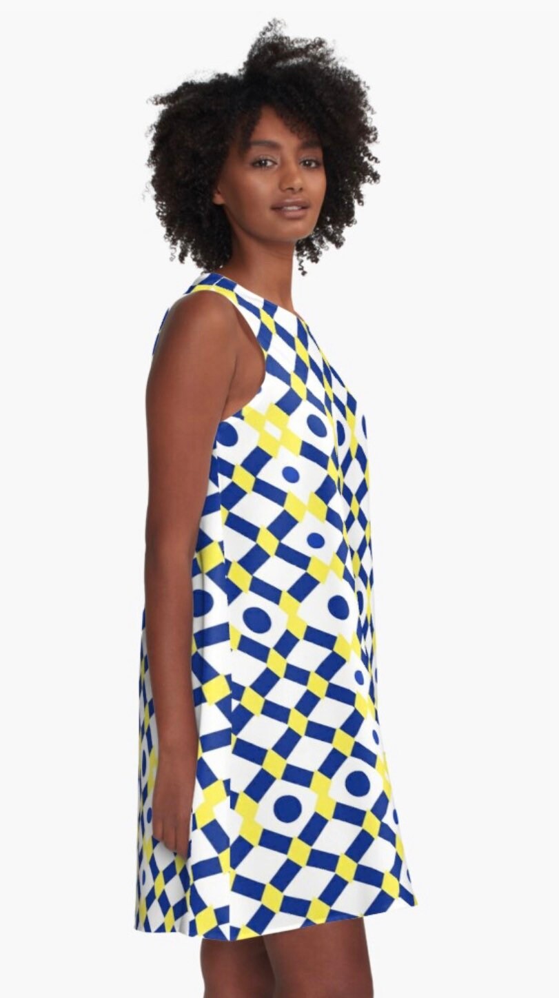 Sleeveless A-line Summer Dress Resort 