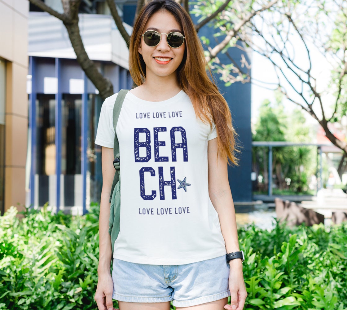 Camisetas de playa para mujeres Regalo de amante de la playa Etsy