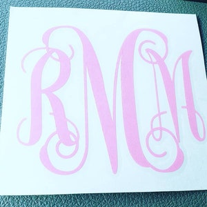 Personalized decal,Monogram Sticker,vinyl, name decal,school,college,car decal,window decal,Decal for yeti,Decal for Tumbler