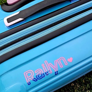 Personalized Luggage Decal: Custom Name Sticker, Car Decals