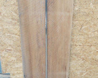 Hand forged stainless steel firepit poker