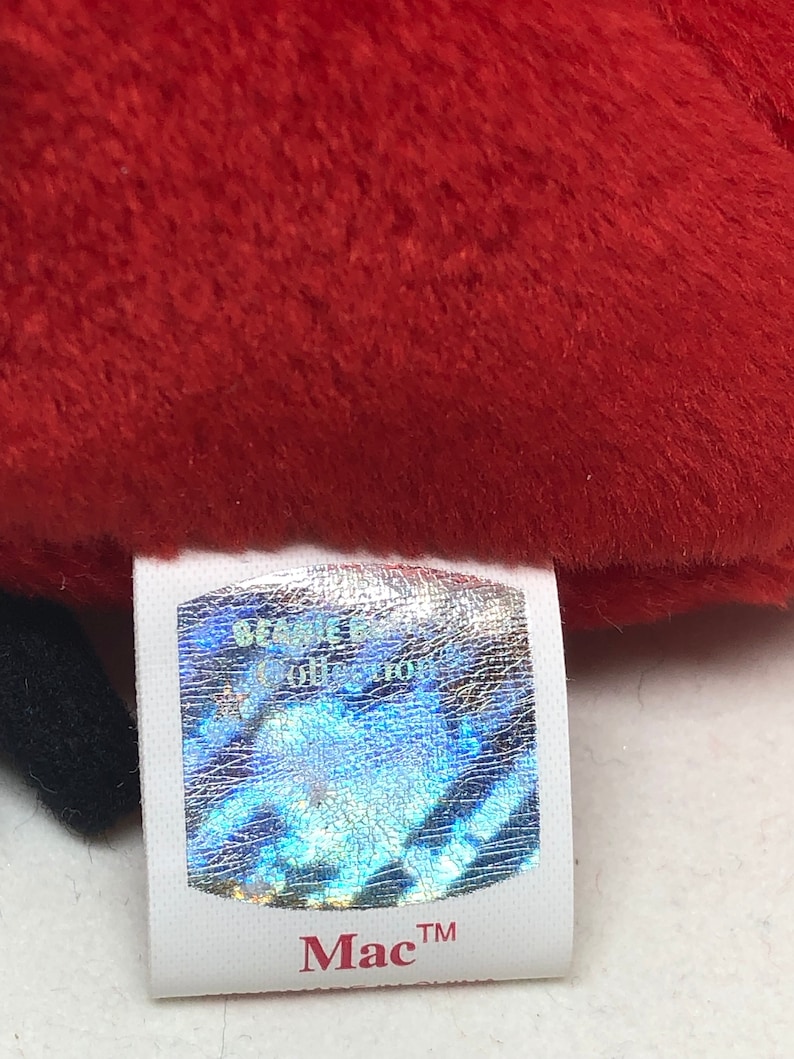 Retired RARE TY Mac Beanie Baby With Errors - Etsy