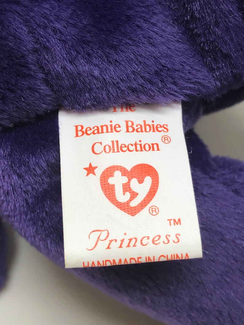 Authentic ty Princess Beanie Baby most Rare Retired Tag - Etsy