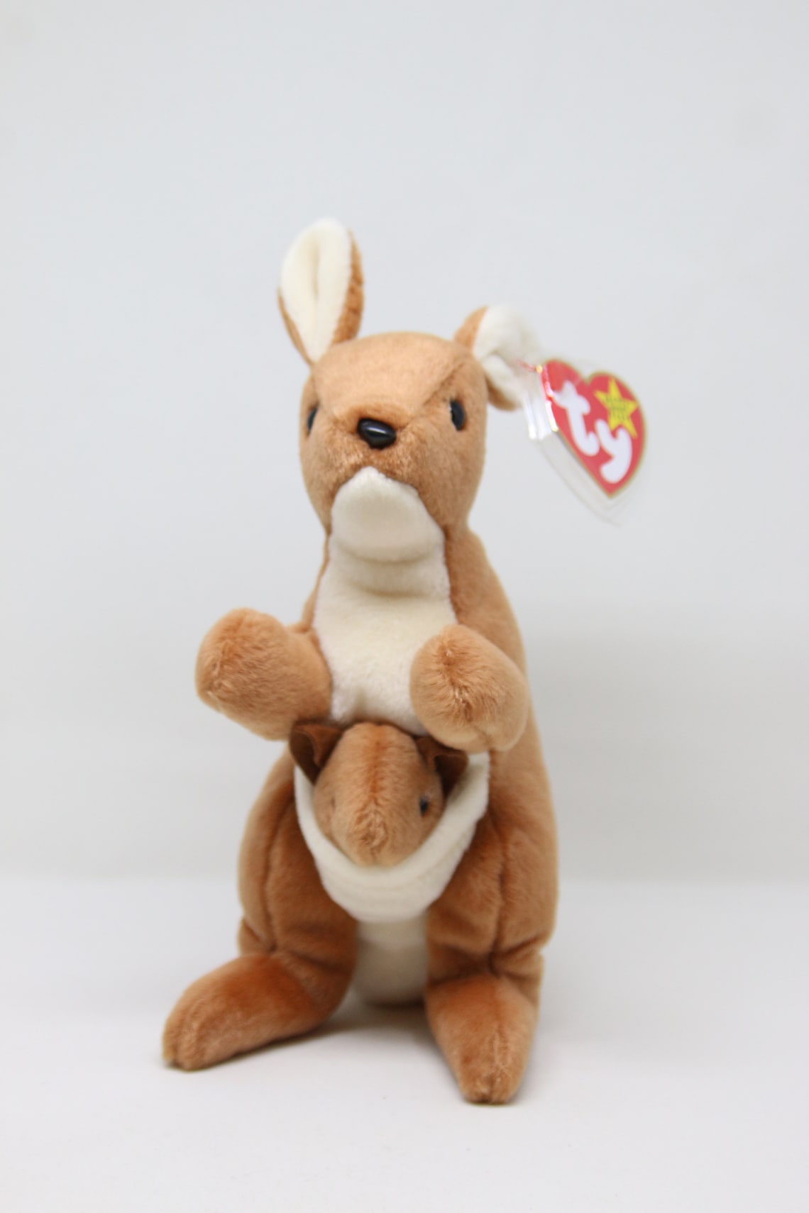 Rare 1996 Retired Original Pouch The Kangaroo Ty beanie baby Etsy