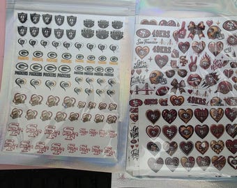 Custom Made (your own images or designs) Waterslide Nail Decals