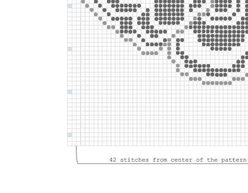 Cross Stitching pattern Moth Fig 04