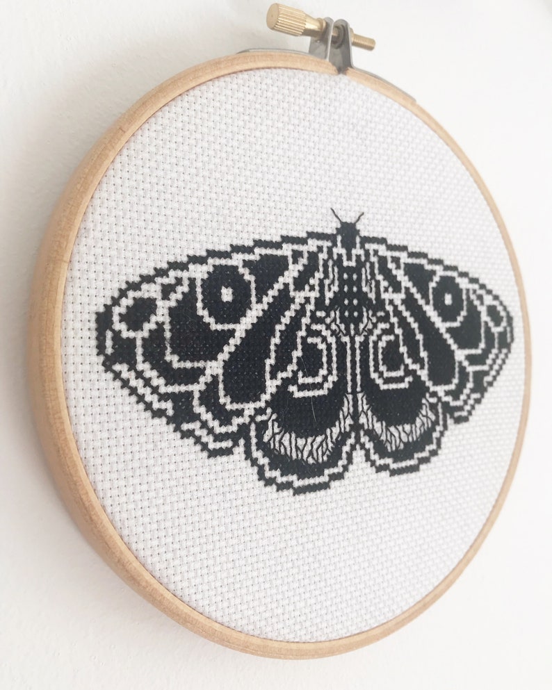 Cross Stitching pattern Moth Fig 04