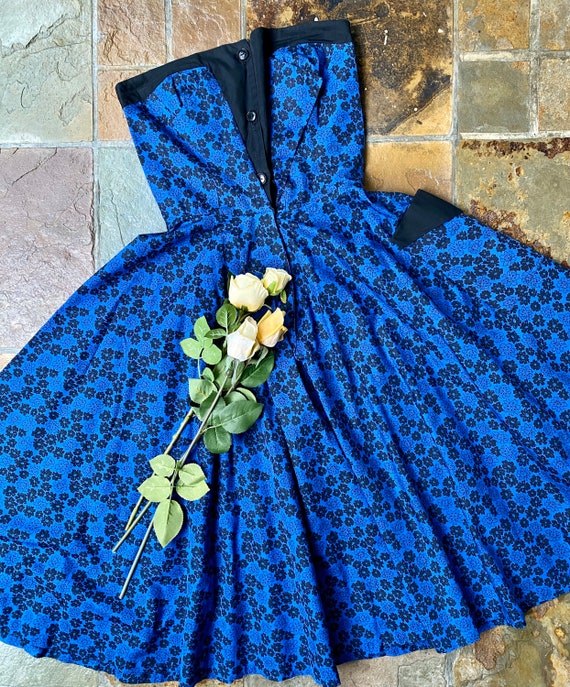 Vintage Horrockses strapless dress