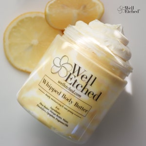 Sweet Lemon Meringue Creamy Whipped Body Butter Non-greasy Moisturizer FREE SHIPPING