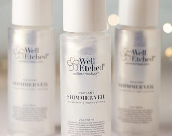 Body Shimmer, Body Veil, Quick Drying Sparkle Body Glitter with Buildable Glamorous Shimmer Highlights, Body Frosting Vanilla