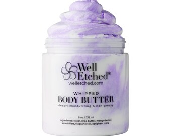 Plumeria Whipped Body Butter shea butter mango butter Non-greasy Natural Moisturizer