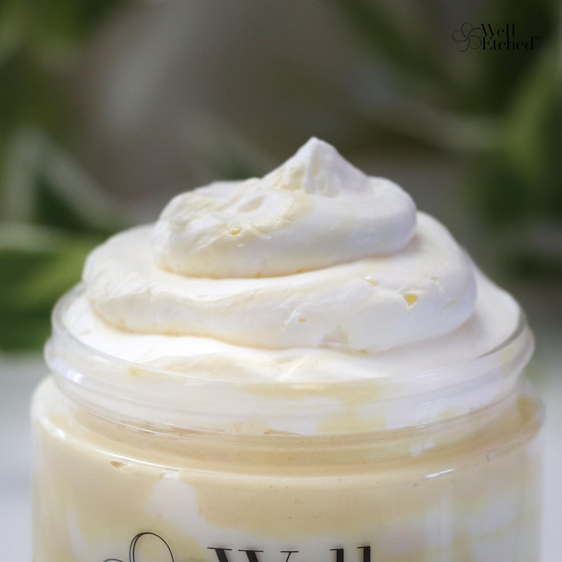 TRUE SAMPLES Whipped Body Butter Non-greasy Whipped Natural Shea and Mango Body Butter immagine 5