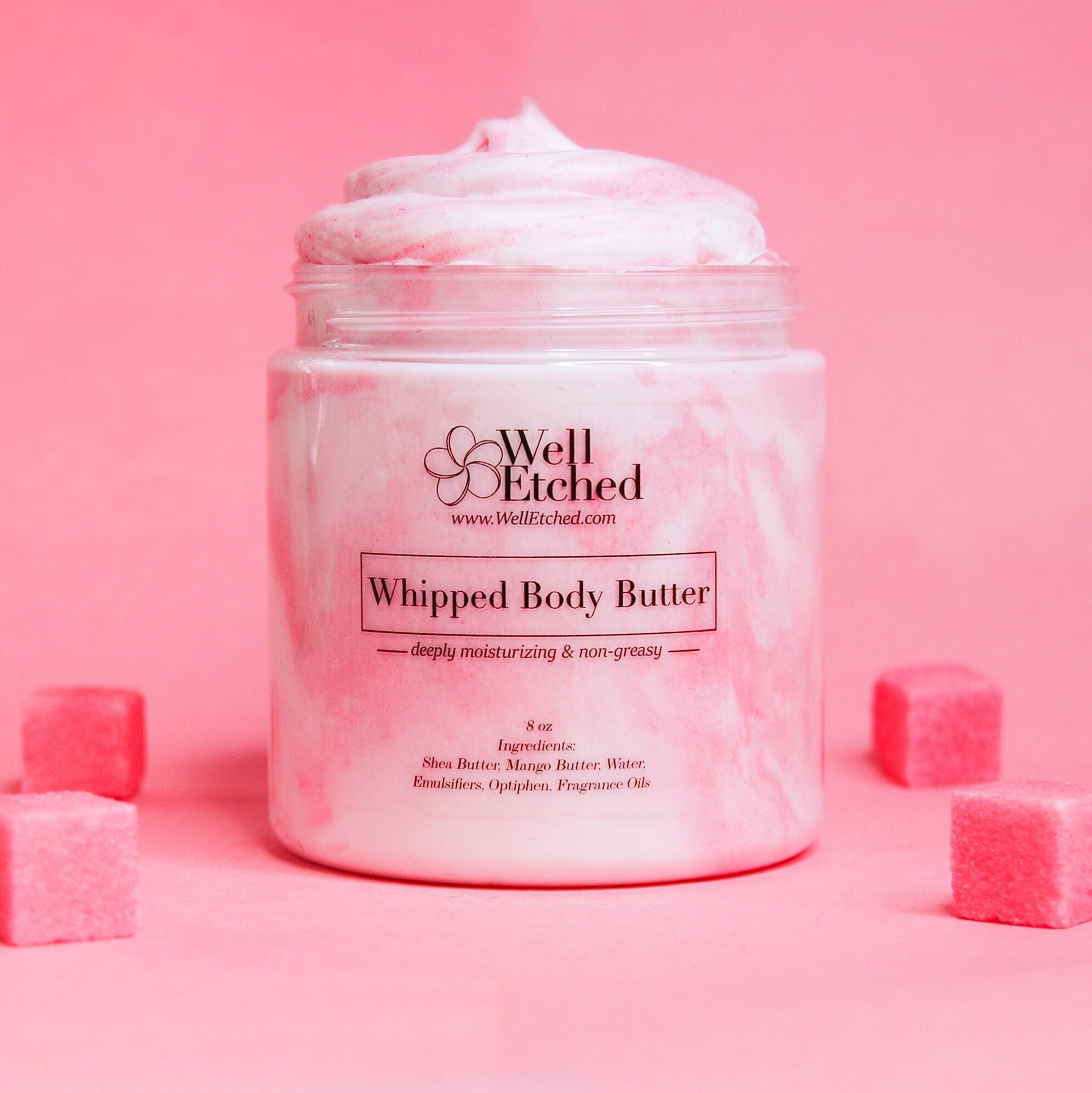 PINK Dream Whipped Body Butter Shea and Mango Body Butter Non-greasy Moisturizer
