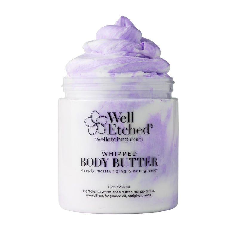Body Butter & Sugar Scrub Spa Day Gift Set Non-greasy Whipped Shea and Mango Body Butter Gift Box Men/Women Wrapped Gift SelfCare Routine image 18