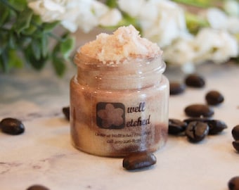 Mocha Coffee flavored Lip Scrub Exfoliant Moisturizer Natural Lip Scrub for Soft Lips