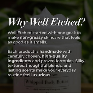 TRUE SAMPLES Whipped Body Butter Non-greasy Whipped Natural Shea and Mango Body Butter immagine 9