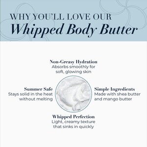 Body Butter & Sugar Scrub Spa Day Gift Set Non-greasy Whipped Shea and Mango Body Butter Gift Box Men/Women Wrapped Gift SelfCare Routine image 11