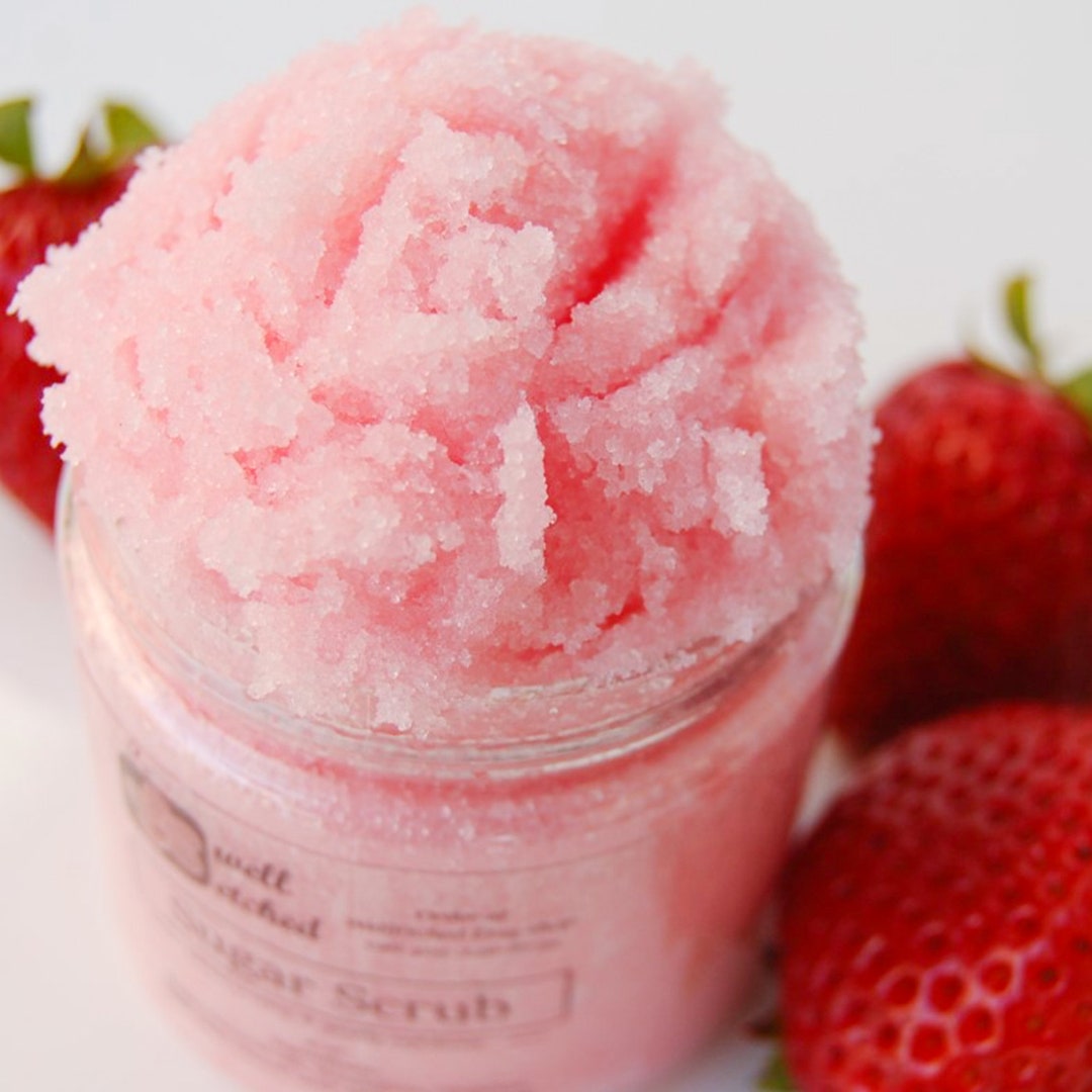 16oz Sugar Body Scrub Natural Exfoliating Moisturizing Nongreasy for Soft Skin. Free Shipping