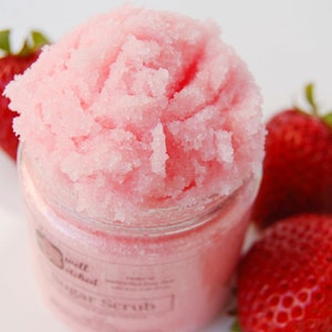 45 Yummy Scents Emulsified Sugar Body Scrub Natural Exfoliating 8 and 16 ounce FREE SHIPPING Gift for Him/Her image 2