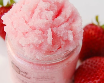 16oz Sugar Body Scrub Natural Exfoliating Moisturizing Non-greasy for soft skin. Free Shipping 45 scents