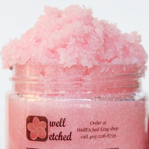 Strawberry flavored Lip Scrub Exfoliant Moisturizer for soft smooth lips yummy!