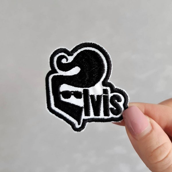 Elvis Presley, The King of Rock and Roll, Mississippi, Embroidered Iron or Sew on Patch for Bags, Jackets, Jeans, Hats. 50s 60s 70s Music