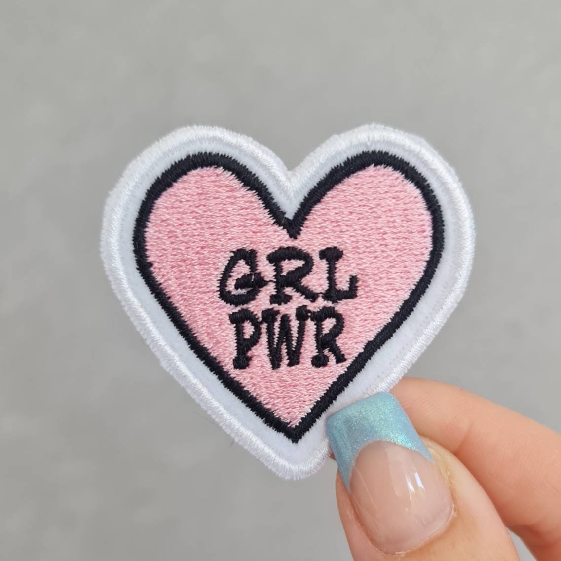 Self Love Candy Heart Patch - Iron On